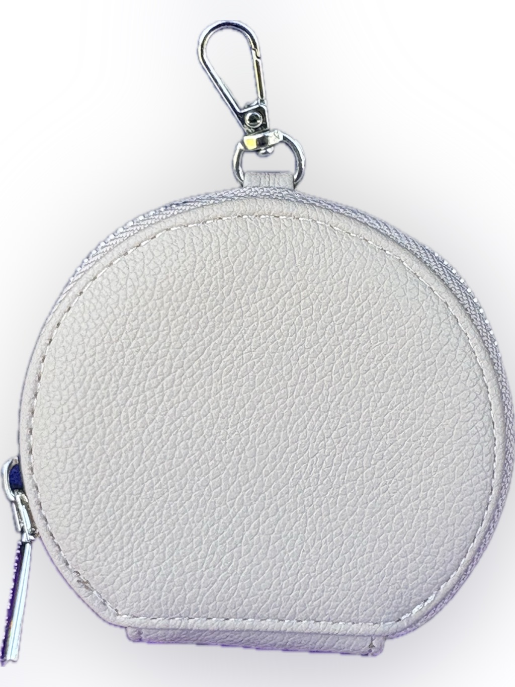 Montana West Pebble-Textured Round Coin Purse Or Mini Pouch